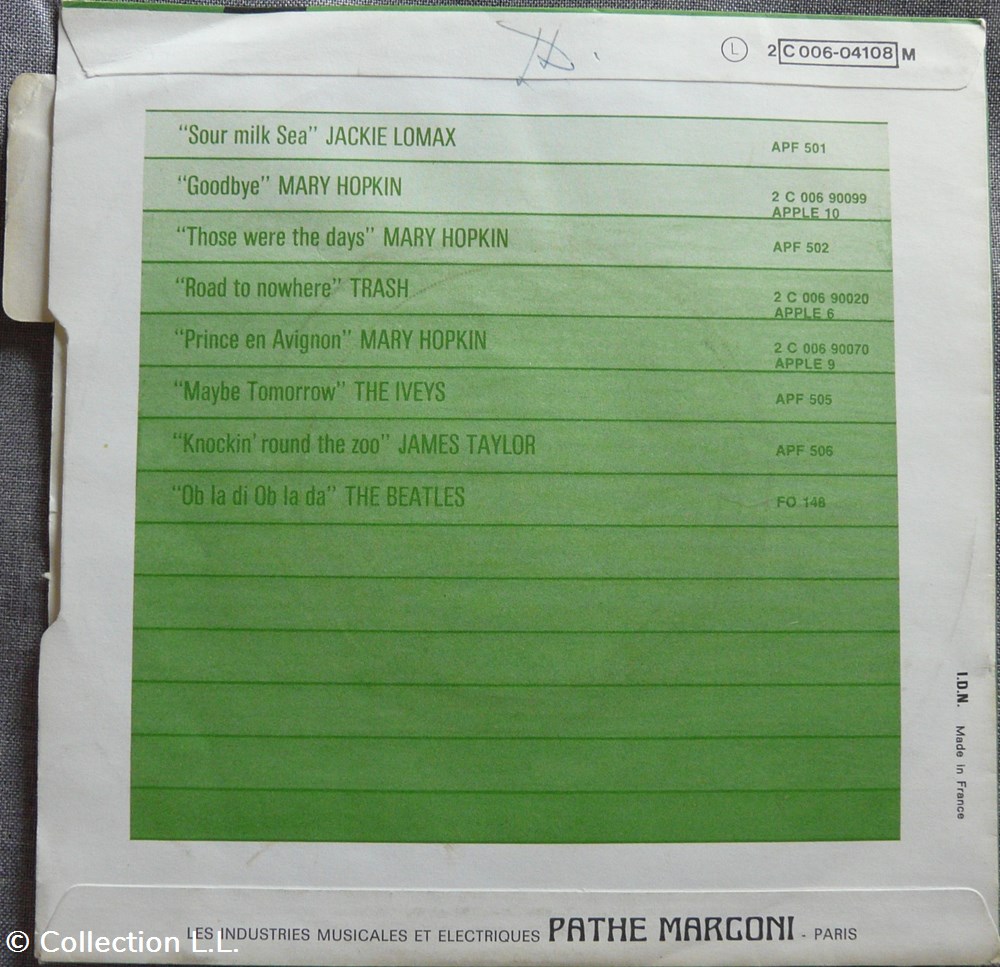 1969∼2C 006 04108∼The ballad of John and Yoko musique instruments disques vinyles disque tours 1969 2c 006 04108 the ballad of john and yoko