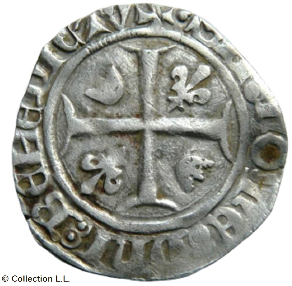 monnaie france royale blanc a la couronnelle variete
