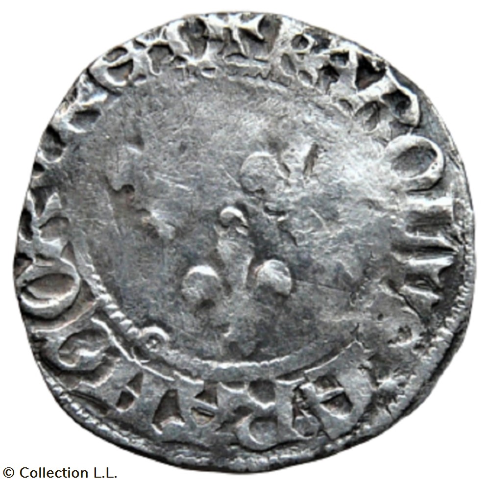 Petit Blanc aux Trois Lis, 1° ém, Orléans monnaie france royale petit blanc aux trois lis 1 em orleans