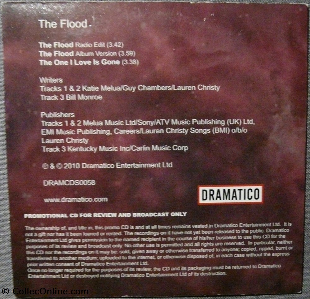 The Flood (promo 3 titres) musique instruments cd the flood promo 3 titres