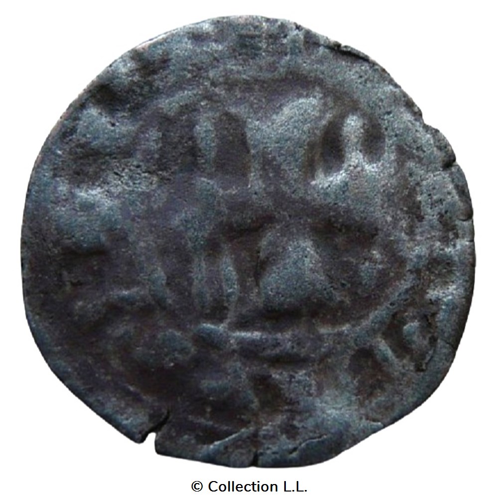 Denier Parisis, 1° type monnaies europe medievale france royales denier parisis 1 type