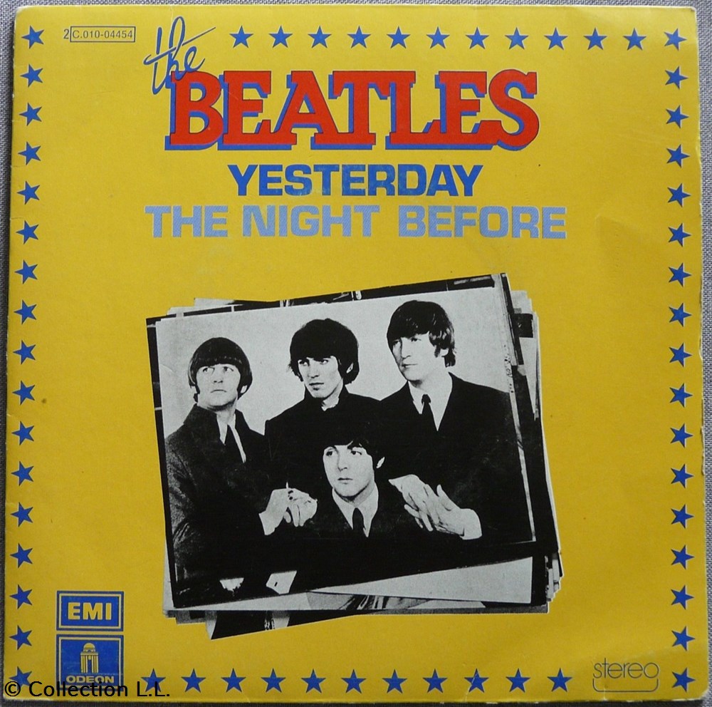 1976∼2C 010 04454∼Yesterday musique instruments disques vinyles disque tours 1976 2c 010 04454 yesterday