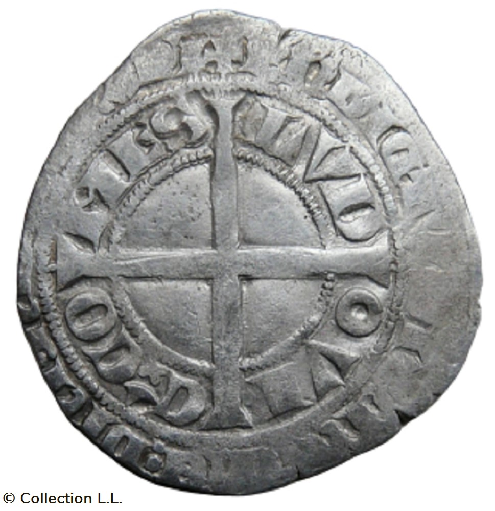 Flandre (Comté de)- Louis II, Gros Compagnon au Lion monnaies europe medievale france feodales flandre comte de louis ii gros compagnon au lion