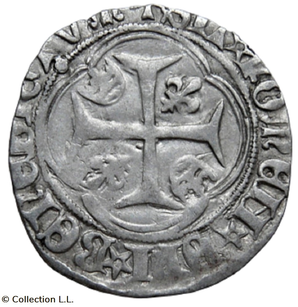 Blanc aux Couronnelles, 4° ém, Saint-Lô monnaie france royale blanc aux couronnelles 4 em saint lo