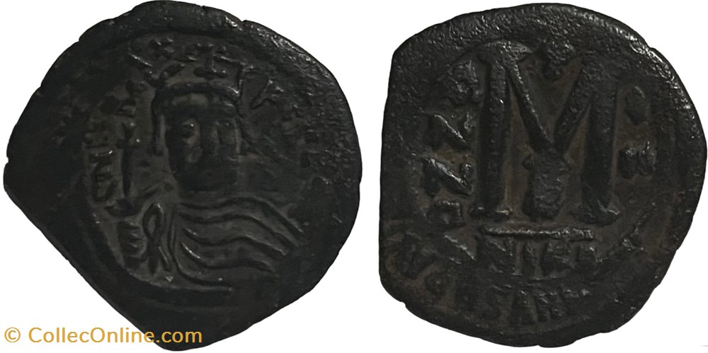Sear 833 - Heraclius - Follis coins byzantine to dynasty sear 833 heraclius follis