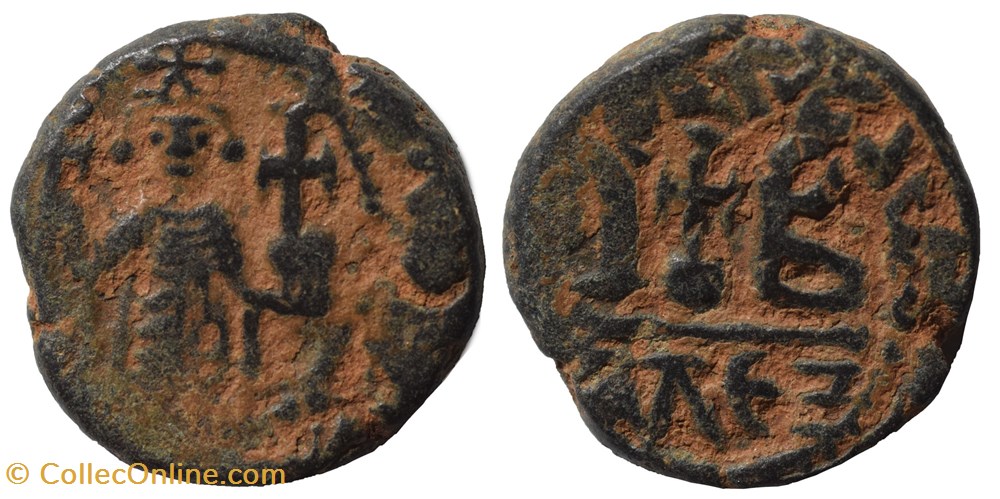 Sear 1027 - Constans II - Dodecanummium coins byzantine to heraclius dynasty sear 1027 constans ii dodecanummium
