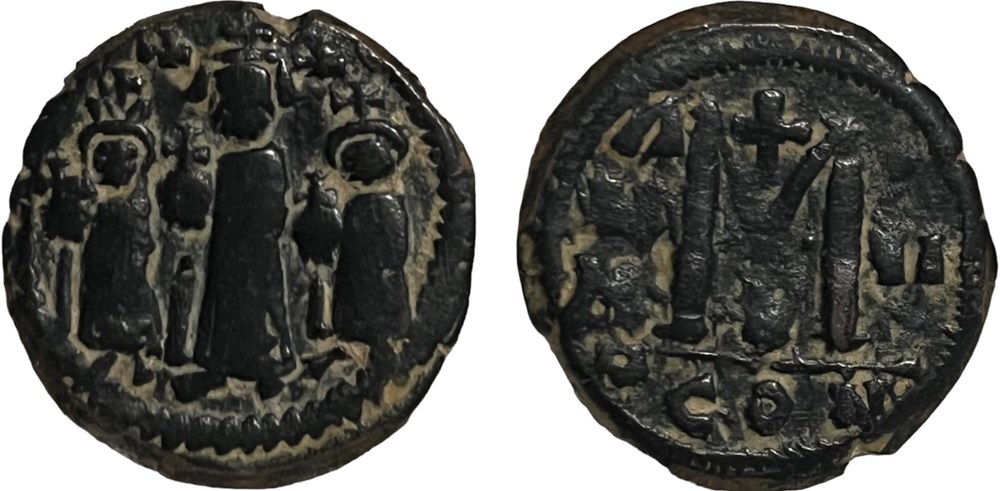 Sear 806 - Heraclius & Heraclius Constantine & Martina - Follis coins byzantine to dynasty sear 806 heraclius heraclius constantine martina follis