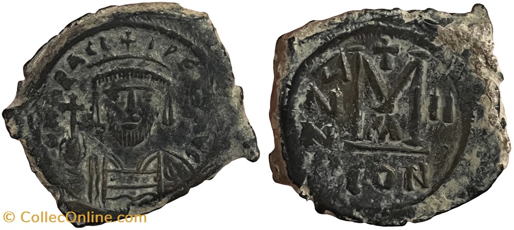 coins byzantine to dynasty sear 804 heraclius follis
