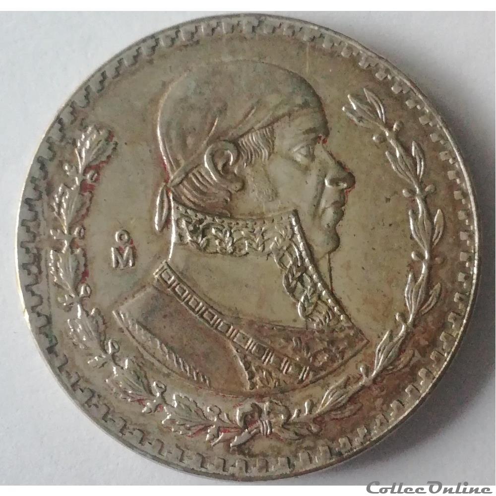 monnaie monde mexique 1 peso 1967 jose morelos y pavon mexico