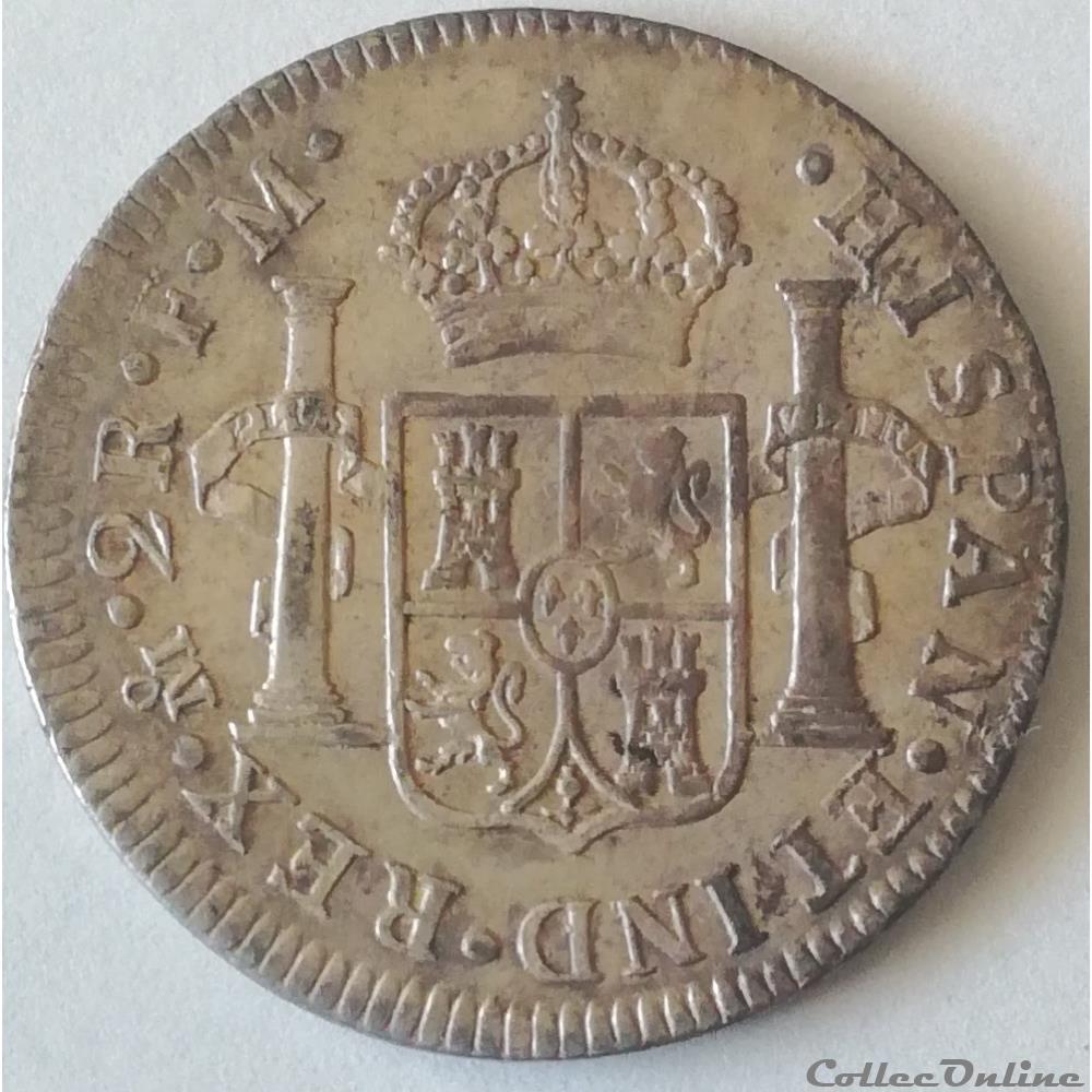 2 Reales 1777 Charles III Mexico monnaies monde mexique 2 reales 1777 charles iii mexico
