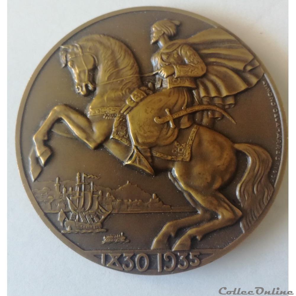 TROISIÈME RÉPUBLIQUE Médaille de mise en service du “Ville d’Alger” monnaie france necessite troisieme republique medaille de mise en service du ville d alger