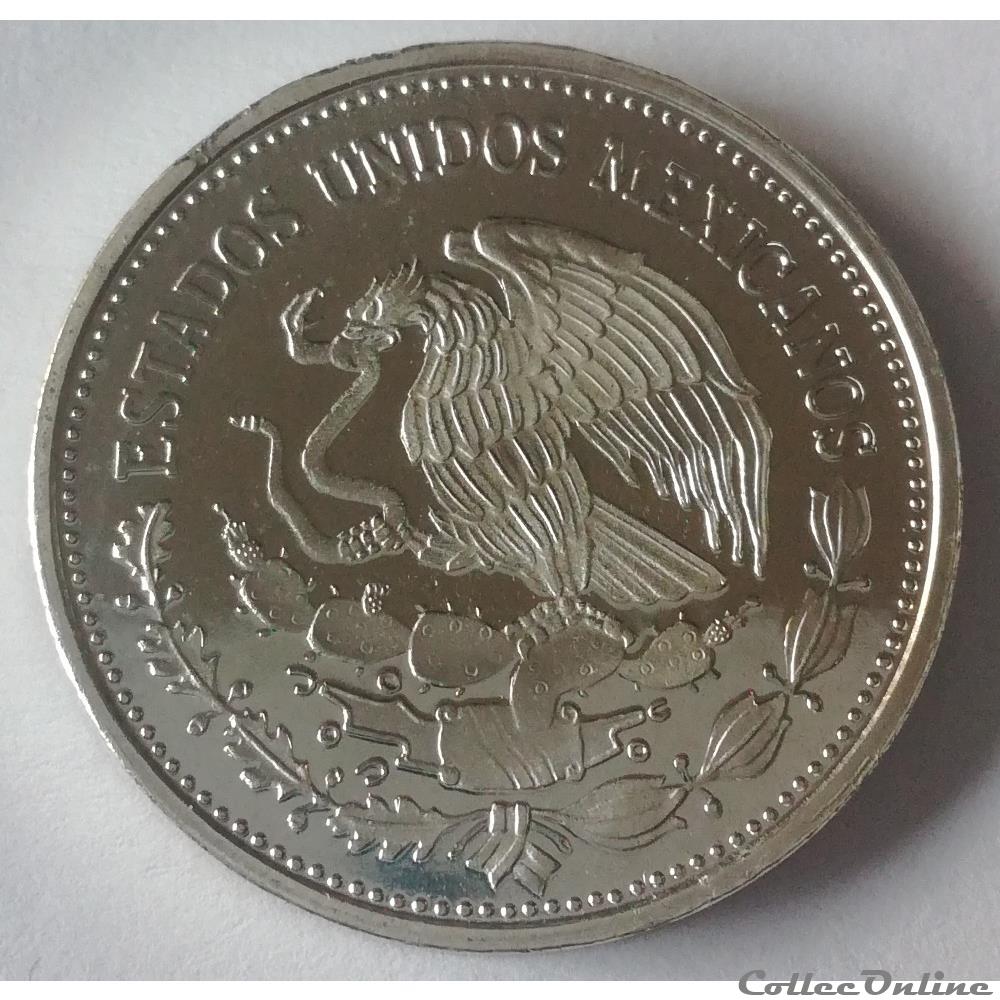 monnaies monde mexique 25 pesos 1985 mondial de football