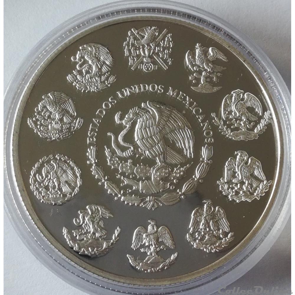 5 Pesos 1999-2000 "Hand" monnaies monde mexique 5 pesos 1999 2000 hand