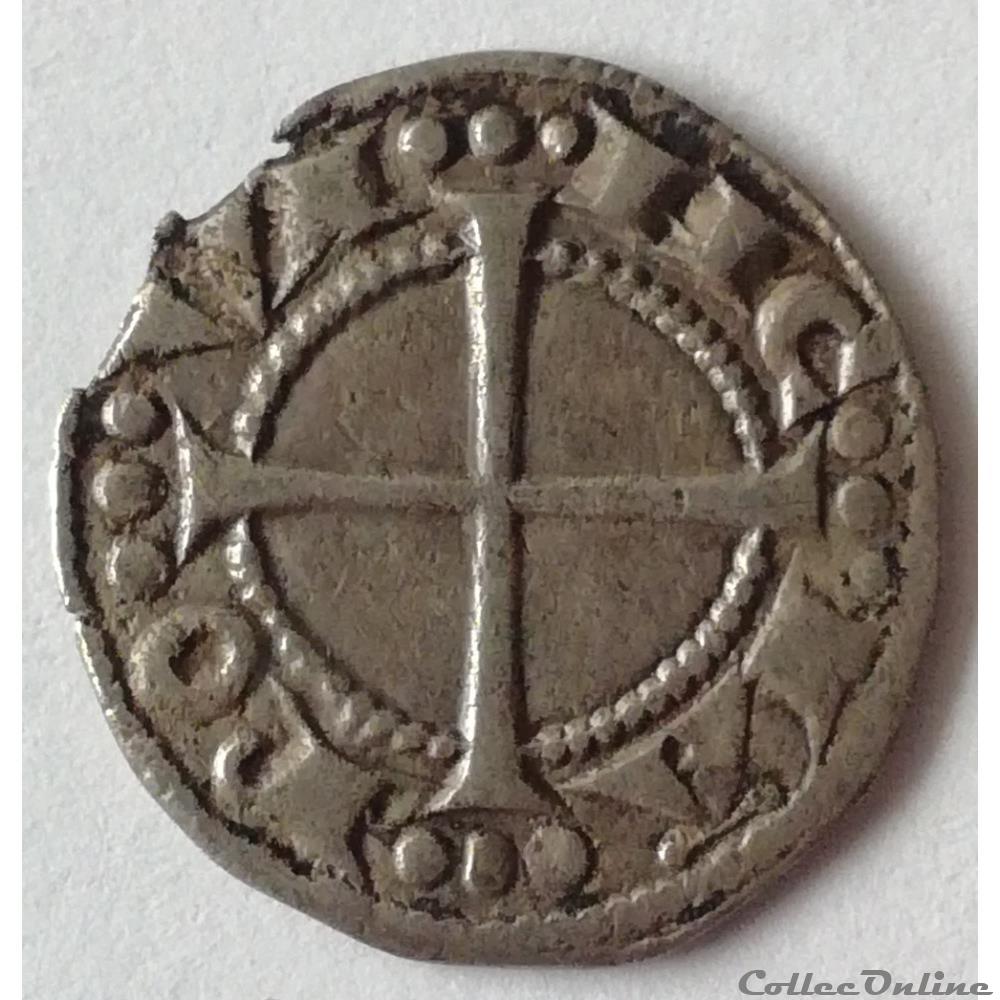 PROVENCE - COMTÉ DE PROVENCE - ALPHONSE II D'ARAGON (gouverneur de PROVENCE) DENIER monnaie france feodale provence comte de provence alphonse ii aragon gouverneur de provence denier