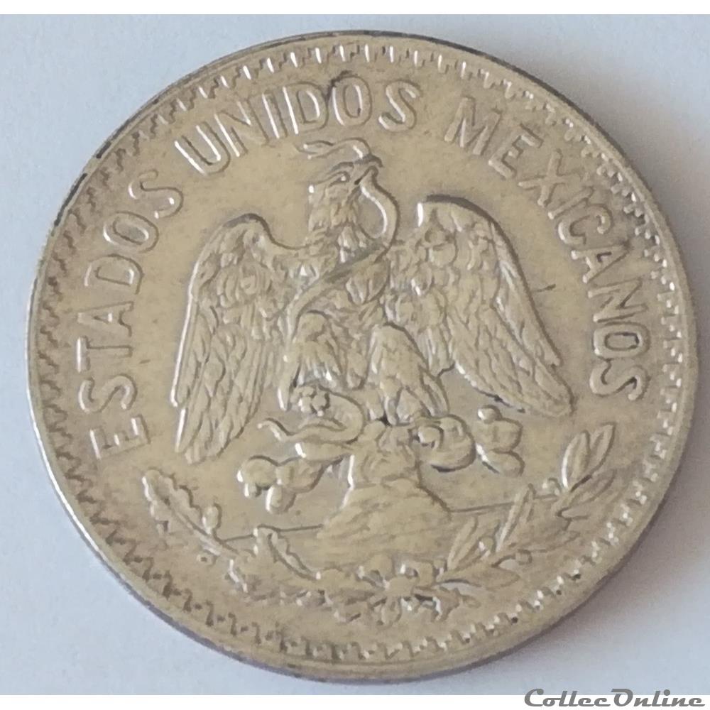 monnaie monde mexique 50 centavos 1917 mexico