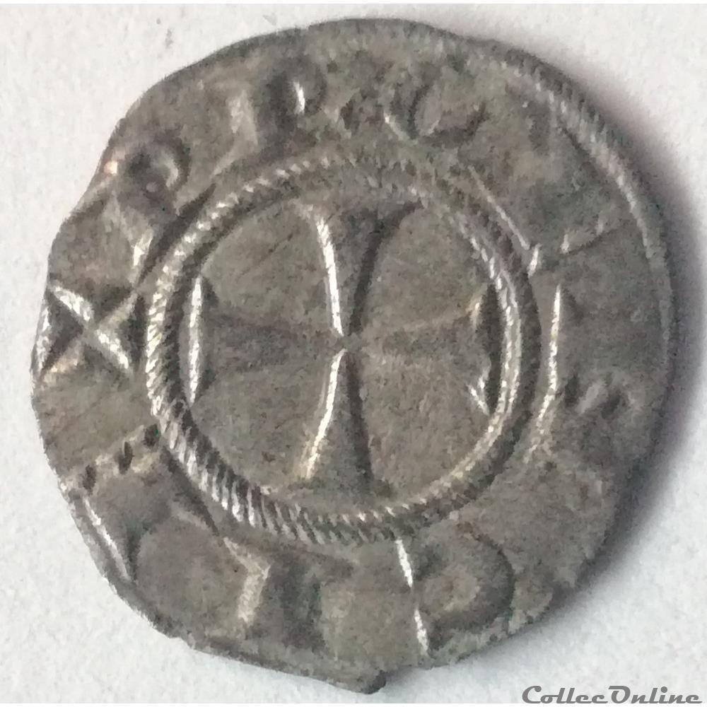 monnaie france feodale comte de forcalquier guillaume iv obole guillemine