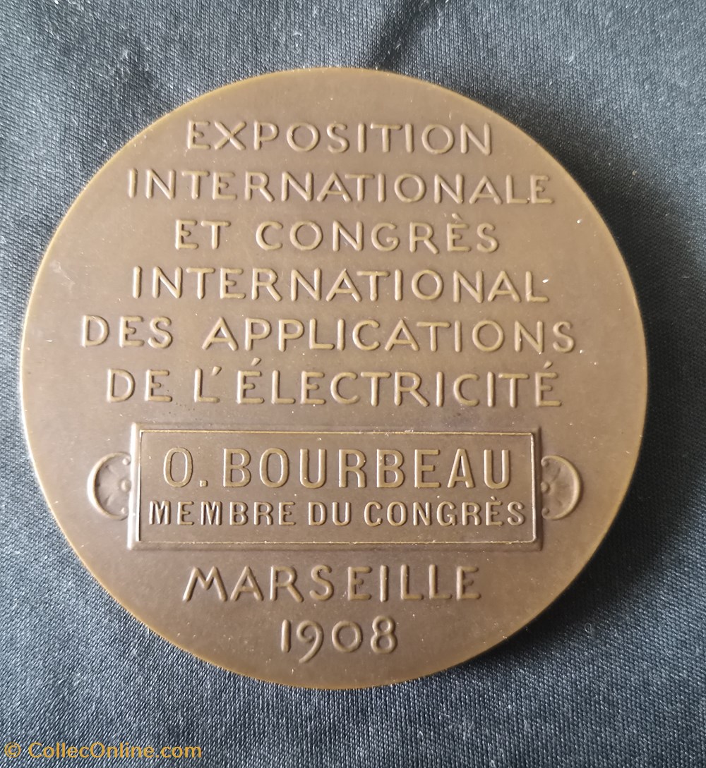 monnaies monde france troisieme republique medaille exposition internationale et congres international des applications d