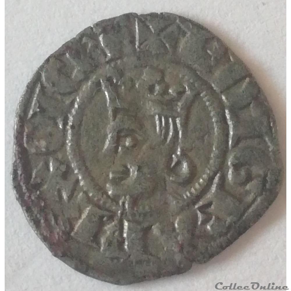 COMTÉ DE PROVENCE - CHARLES Ier D'ANJOU Obole coronat monnaie france feodale comte de provence charles ier anjou obole coronat