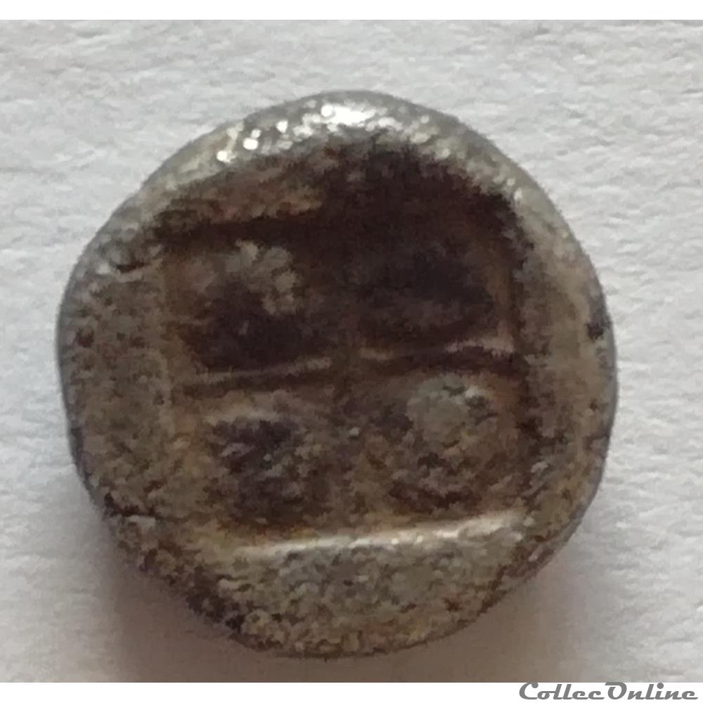 monnaie antique gauloise massalia marseille hemiobole tete de lion