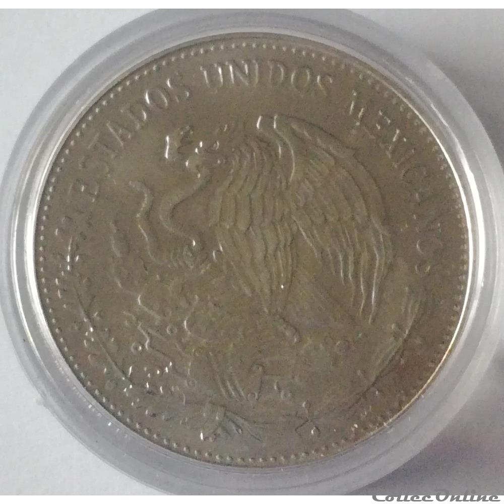 50 Pesos 1985 Coupe du Monde 1986 monnaies mexique 50 pesos 1985 coupe du monde 1986