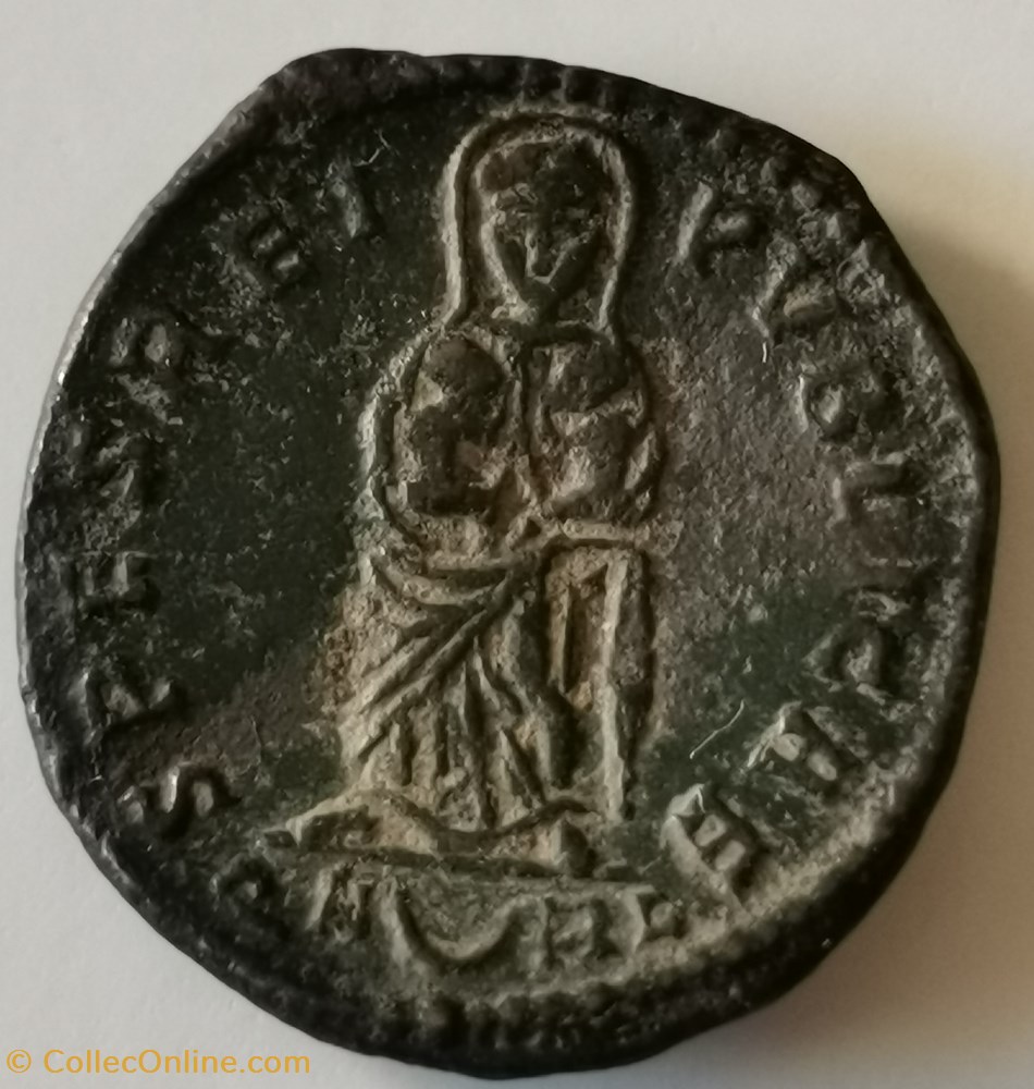 FAUSTA 920 Centenionalis ou nummus monnaies antiquite av jc ap romaines republicaines imperiales fausta 920 centenionalis ou nummus