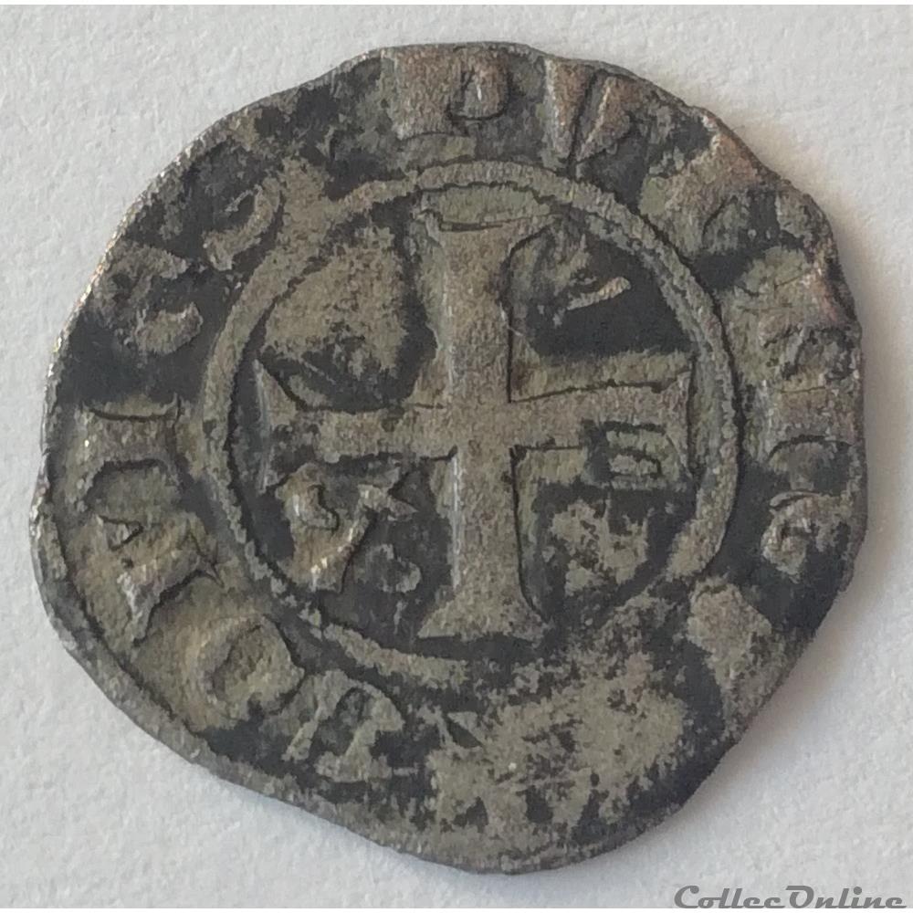 monnaie france feodale comte de provence robert anjou obole