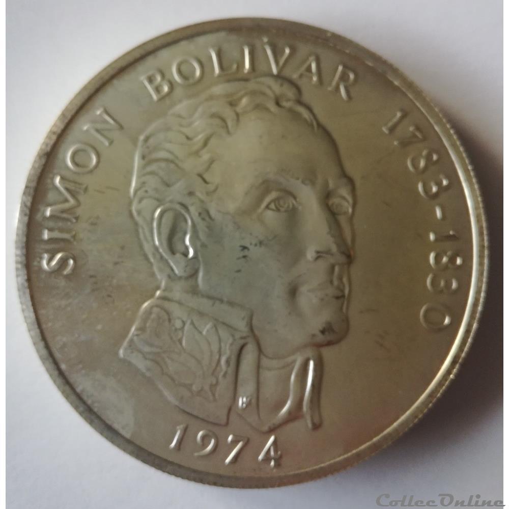 PANAMA 20 Balboas 1974 Simon Bolivar monnaies monde panama 20 balboas 1974 simon bolivar