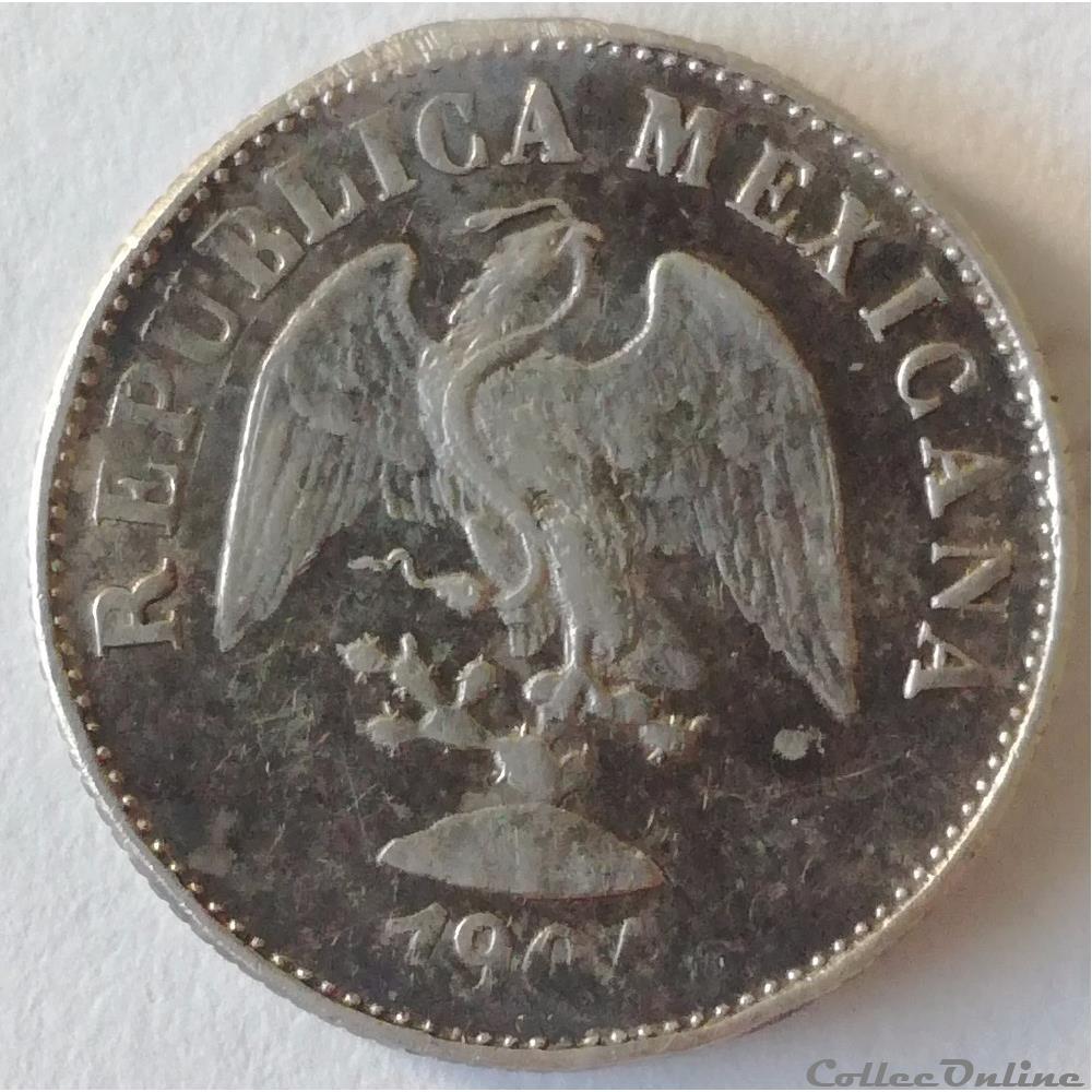 monnaies monde mexique 10 centavos 1904