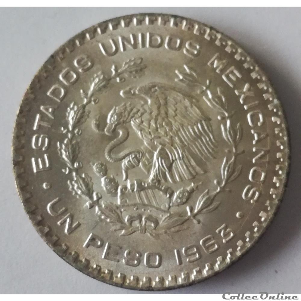 1 Peso 1963 Jose Morelos Y Pavon Mexico - Coins - World - Grade Spl