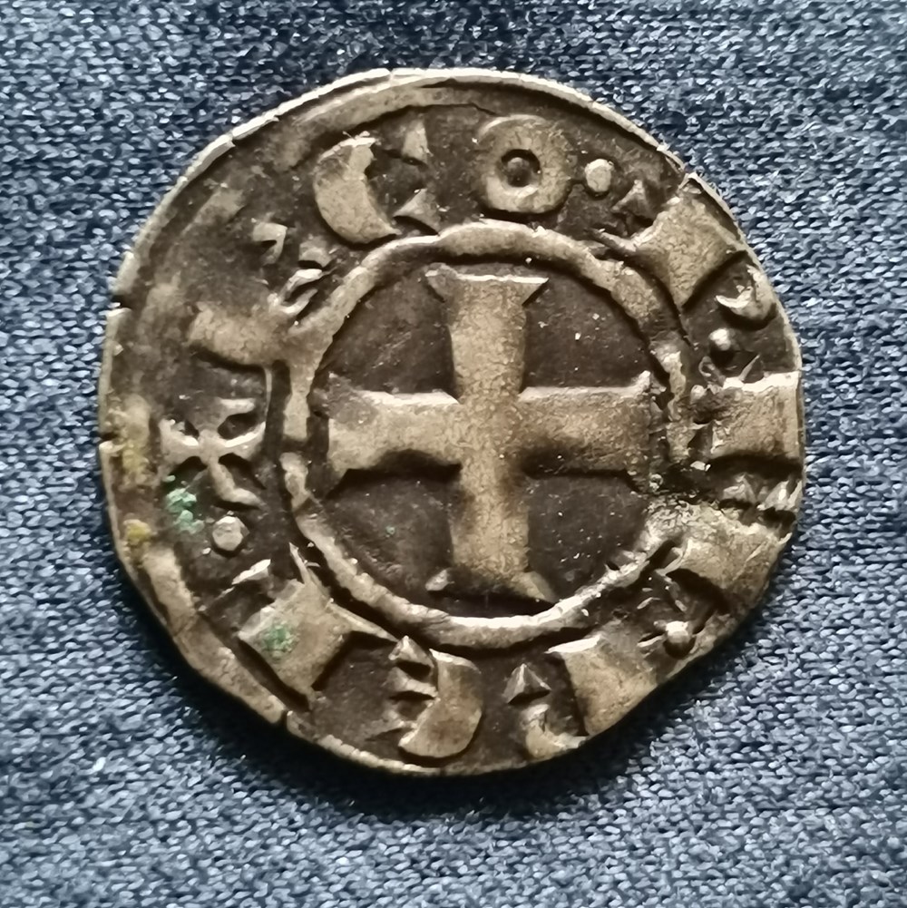 monnaies europe medievale france feodales comte de provence charles 1er anjou denier tournois tarascon