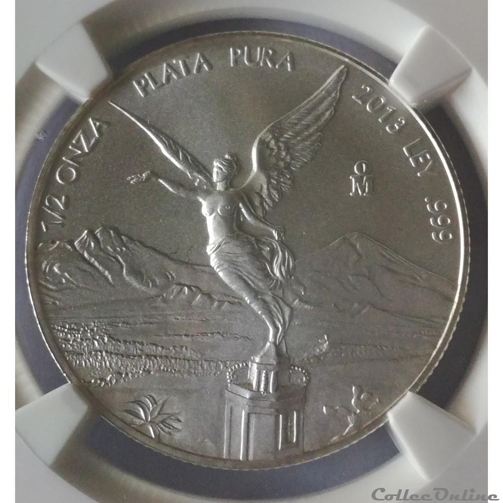 1/2 Once 2015 Libertad NGC PF70 monnaies monde mexique 1 2 once 2015 libertad ngc pf70