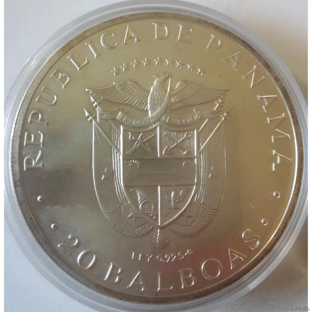 PANAMA 20 Balboas 1974 Simon Bolivar monnaies monde panama 20 balboas 1974 simon bolivar