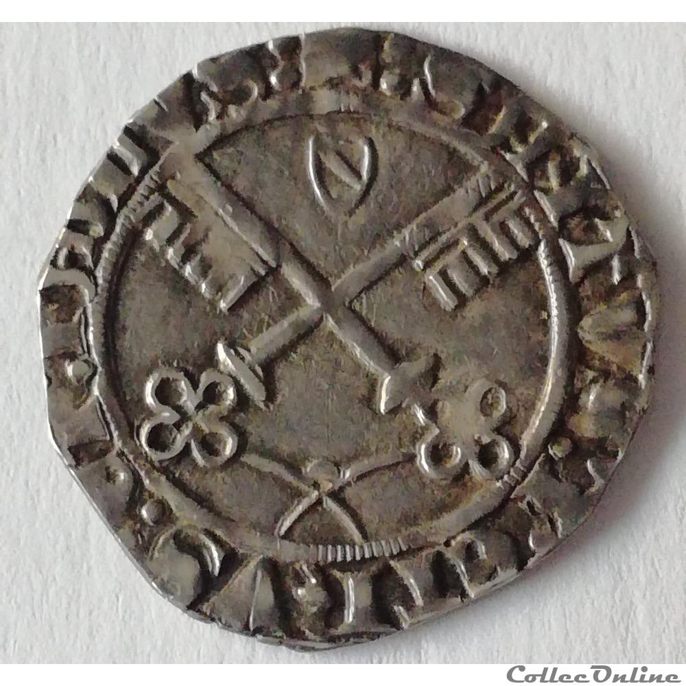 EUGENE IV (Gabriele Condulmer) Carlin GENI AU55 3 monnaies europe medievale france feodales eugene iv gabriele condulmer carlin geni au55