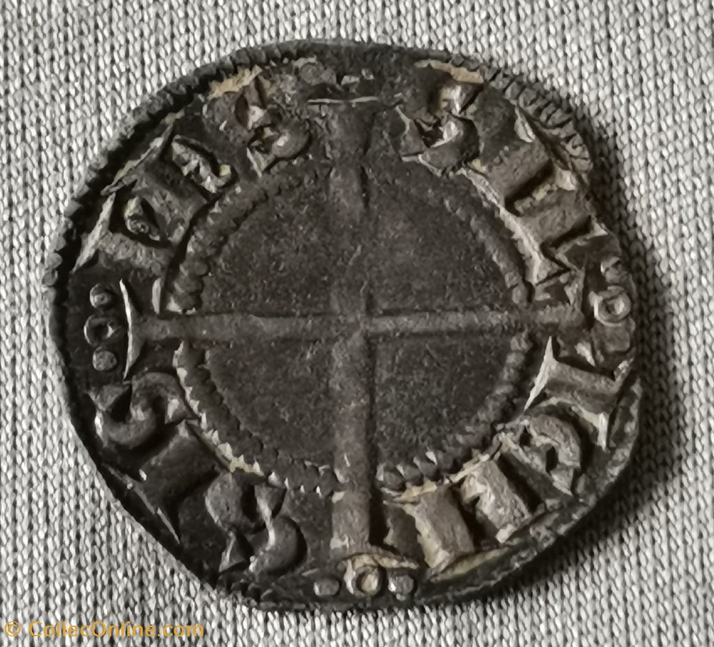 COMTÉ DE PROVENCE - CHARLES Ier D'ANJOU Denier monnaies europe medievale france feodales comte de provence charles ier anjou denier