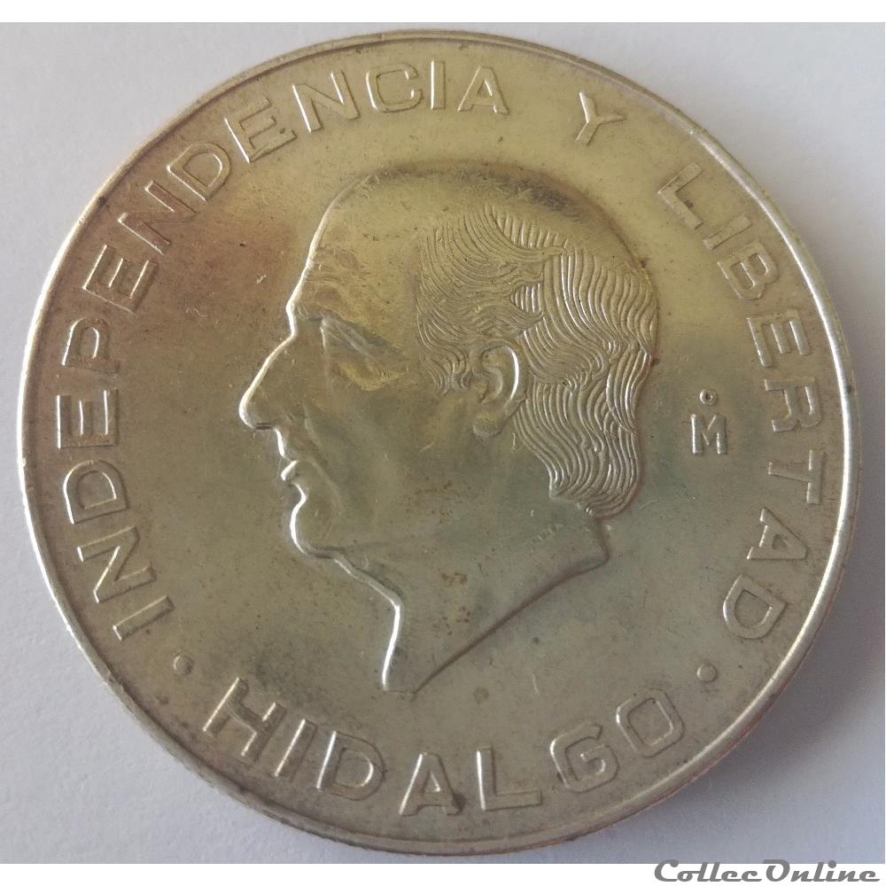 10 Pesos 1956 Hidalgo monnaie monde mexique 10 pesos 1956 hidalgo