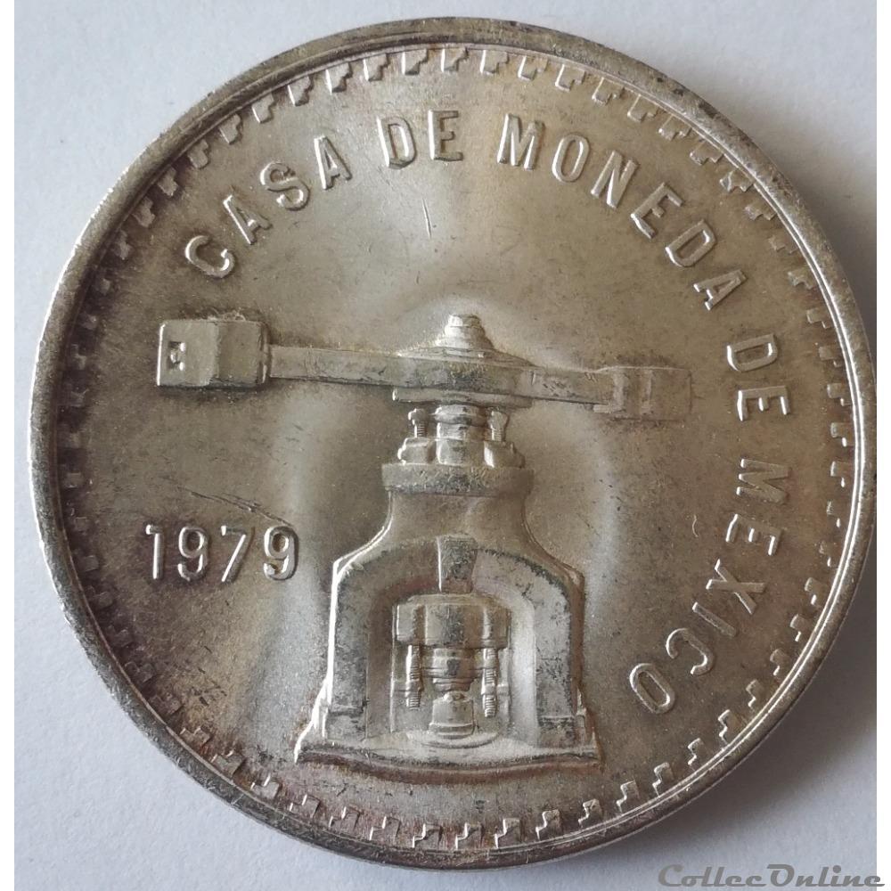 monnaies monde mexique 1 once 1979 argent