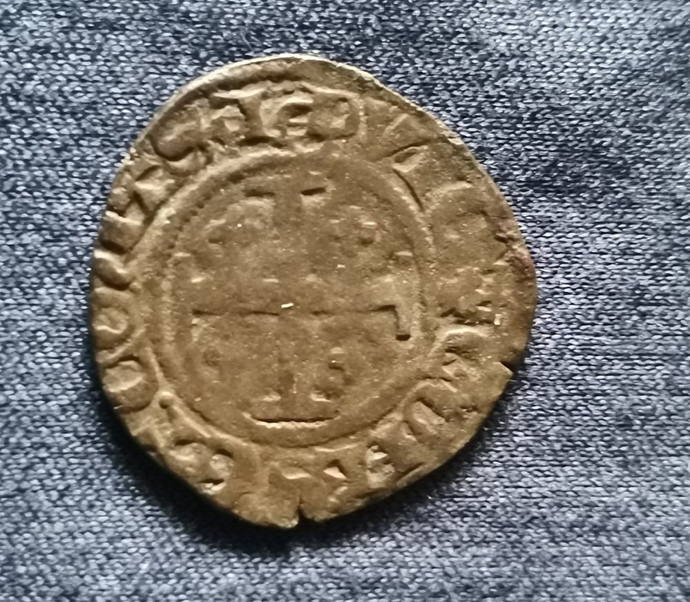monnaies europe medievale france feodales comte de provence jeanne et louis de tarente denier