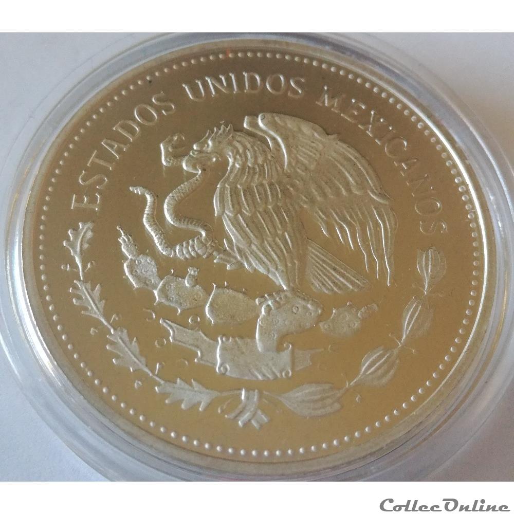 monnaies mexique 100 pesos 1986 coupe du monde 1986