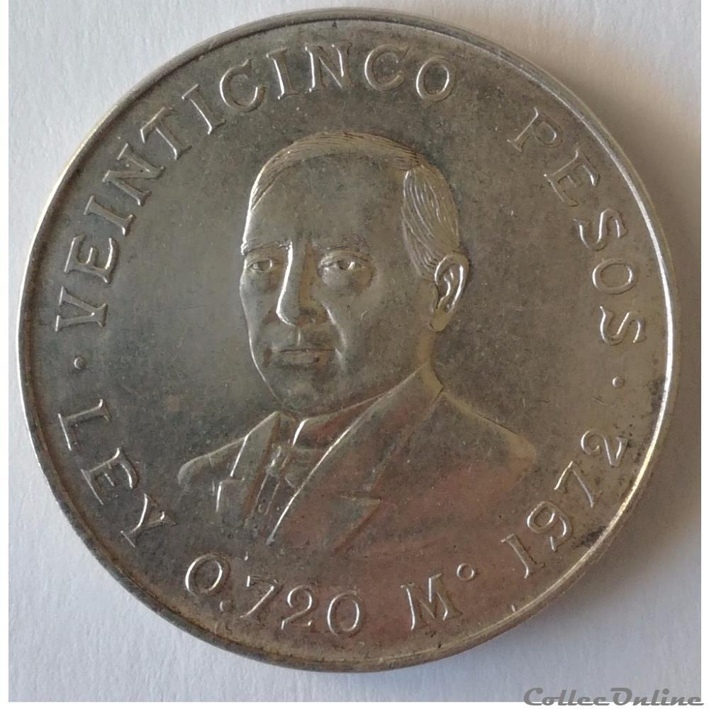 monnaies monde mexique 25 pesos 1972