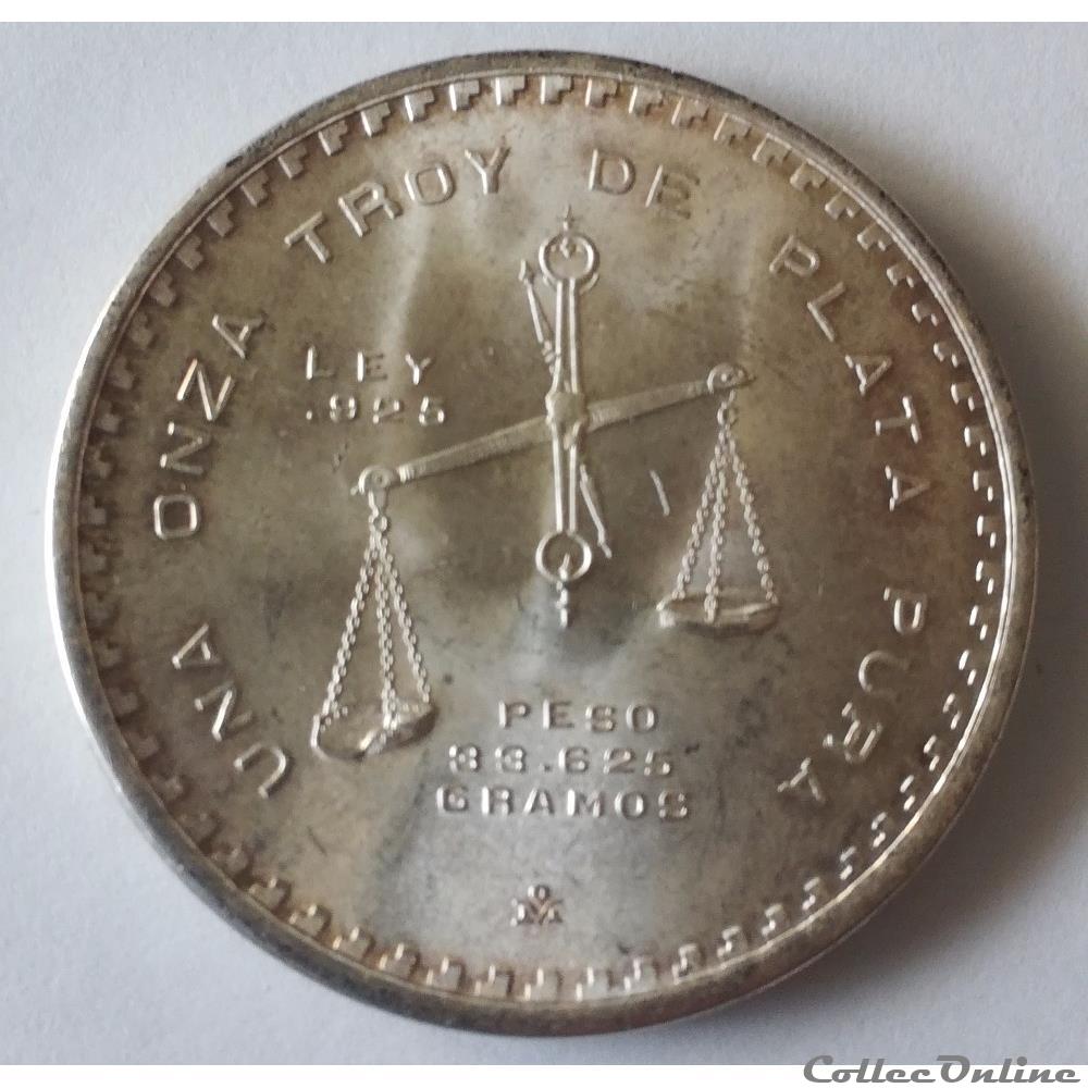 monnaies monde mexique 1 once 1979 argent