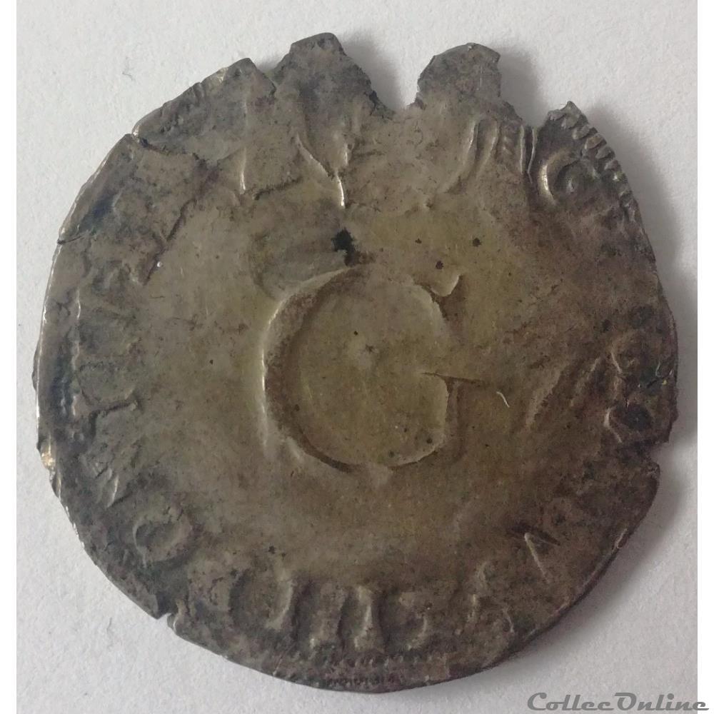 GRÉGOIRE XIII (Hugues Compagnagni) Double sol parisis ou six blancs monnaie france feodale gregoire xiii hugues compagnagni double sol parisis ou six blancs