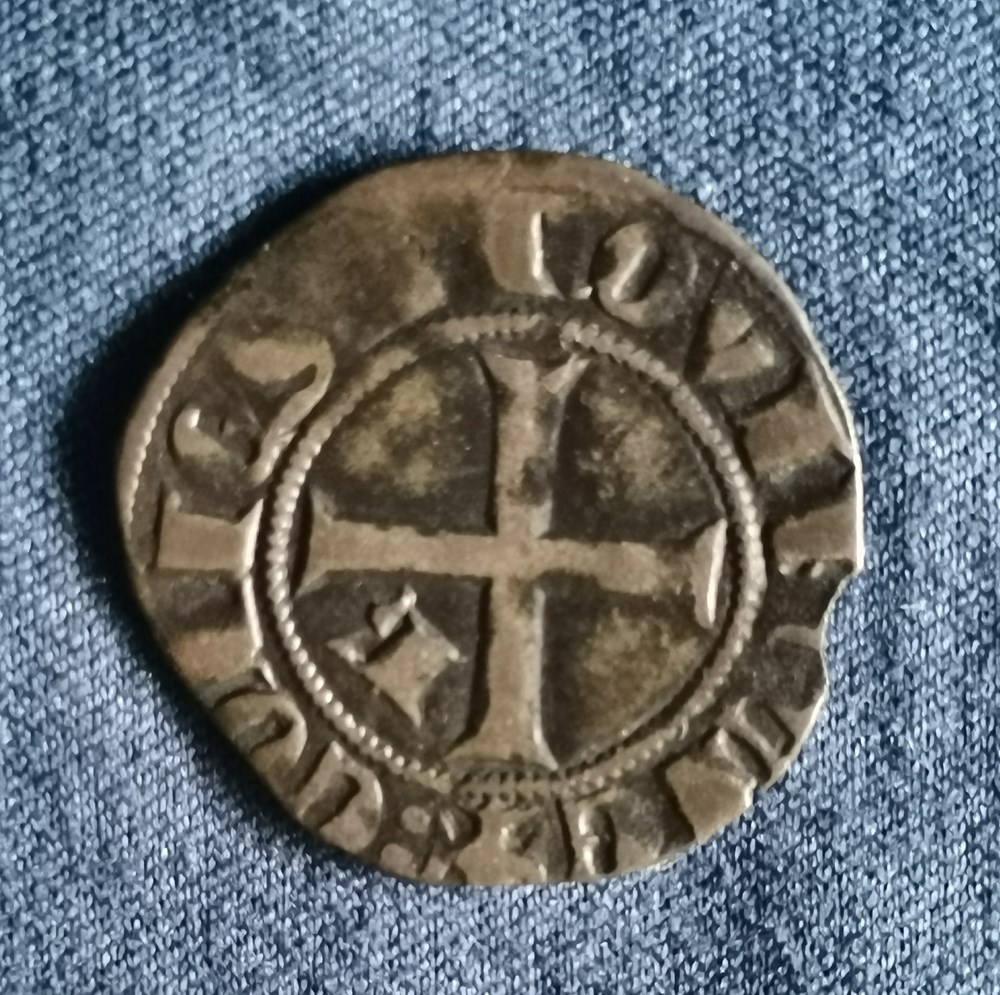 monnaies europe medievale france feodales comte de provence charles ii anjou double denier saint remy