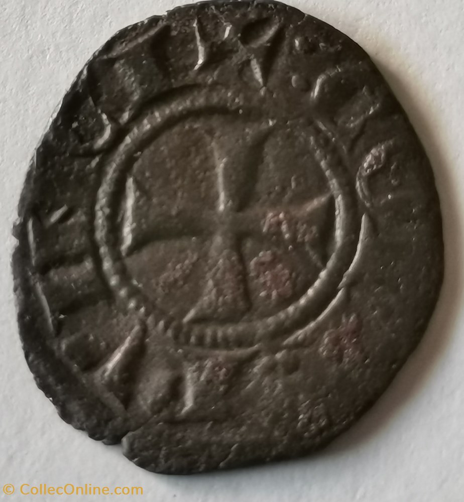 monnaie france feodale comte de provence charles ii anjou obole coronat