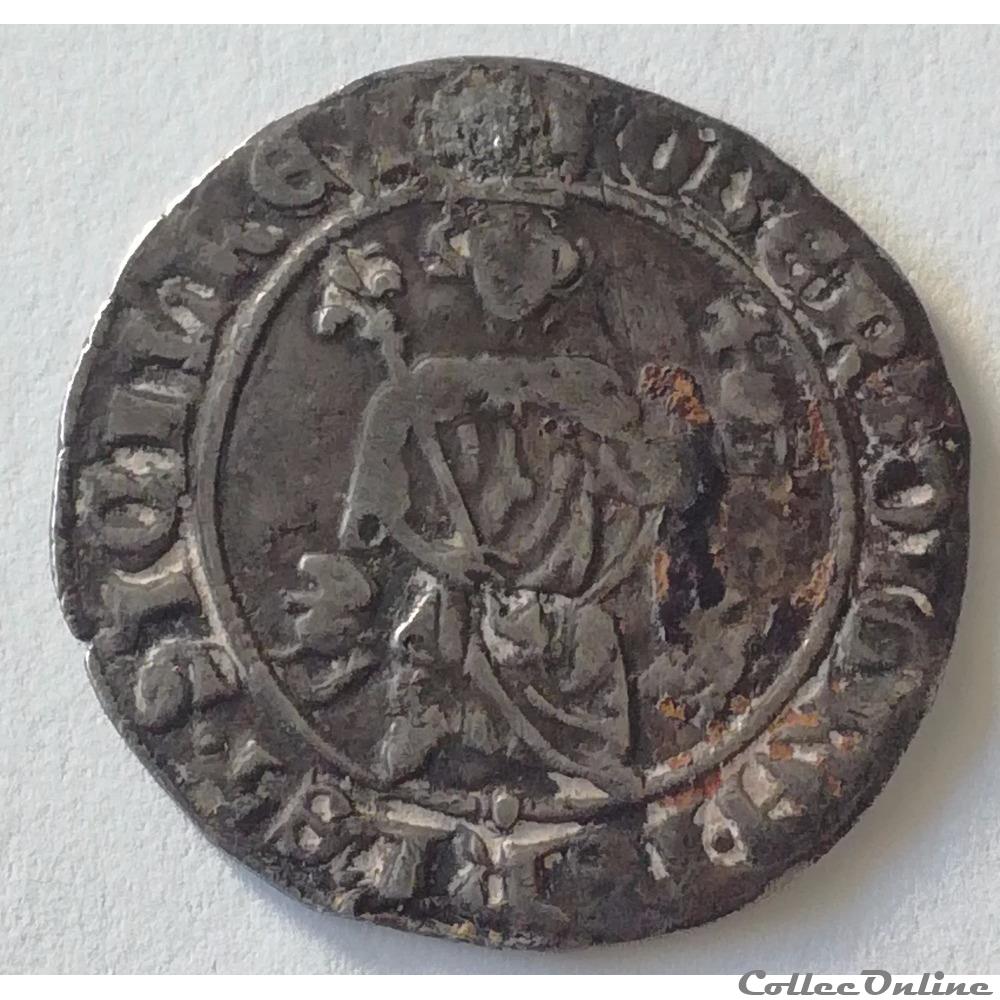 Comté de Provence - Robert d'Anjou Carlin monnaie france feodale comte de provence robert anjou carlin