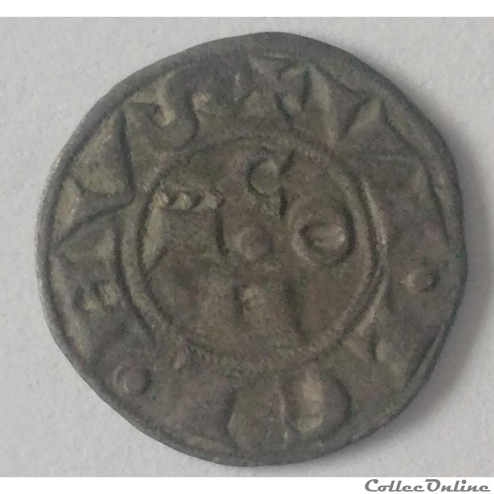 Comté de Forcalquier - Guillaume V de Sabran - Denier ou Guillelmin monnaie france feodale comte de forcalquier guillaume v de sabran denier ou guillelmin