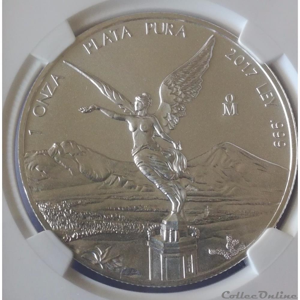 1 Once 2017 MO MEXICO LIBERTAD NGC MS69 FIRST RELEASES monnaies monde mexique 1 once 2017 mo mexico libertad ngc ms69 first releases
