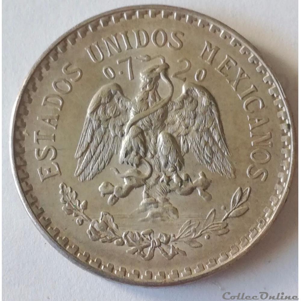 monnaie monde mexique 1 peso 1945