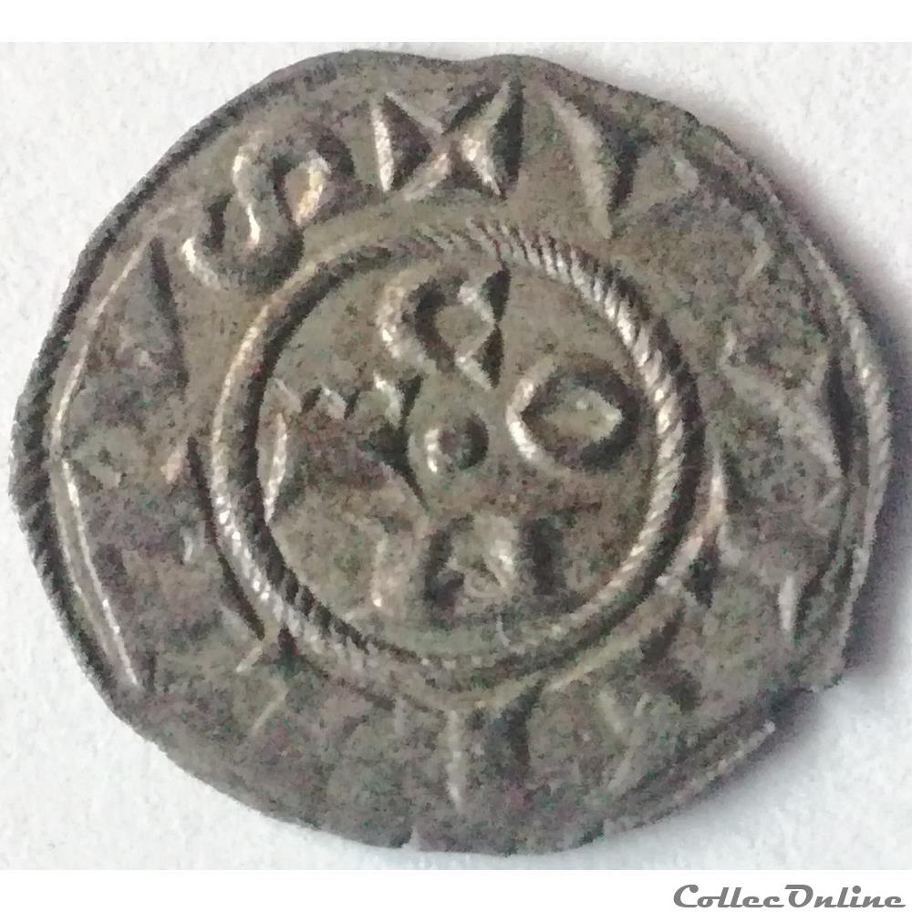 monnaie france feodale comte de forcalquier guillaume iv obole guillemine