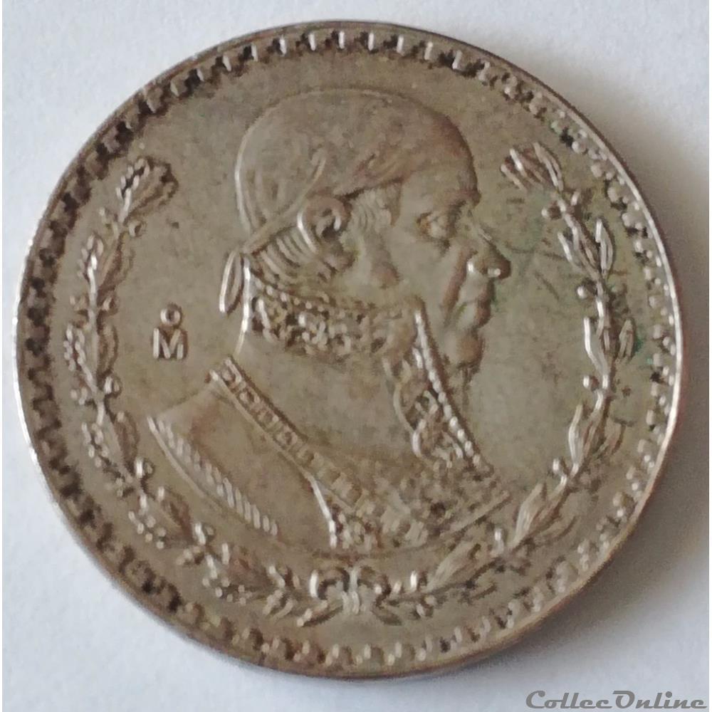 monnaie monde mexique 1 peso 1958