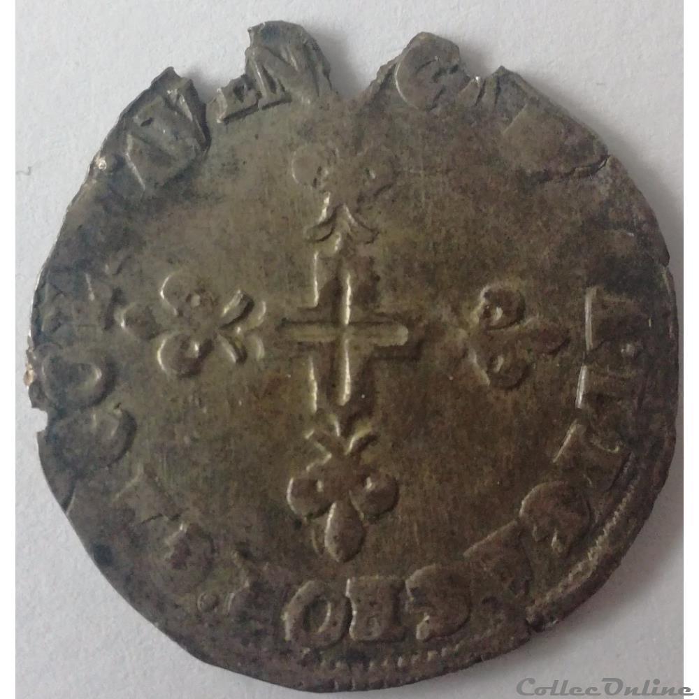 GRÉGOIRE XIII (Hugues Compagnagni) Double sol parisis ou six blancs monnaie france feodale gregoire xiii hugues compagnagni double sol parisis ou six blancs